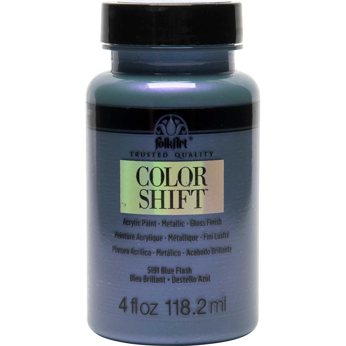 FolkArt Color Shift Acrylic Paint - Blue Flash - DIY Craft Warehouse