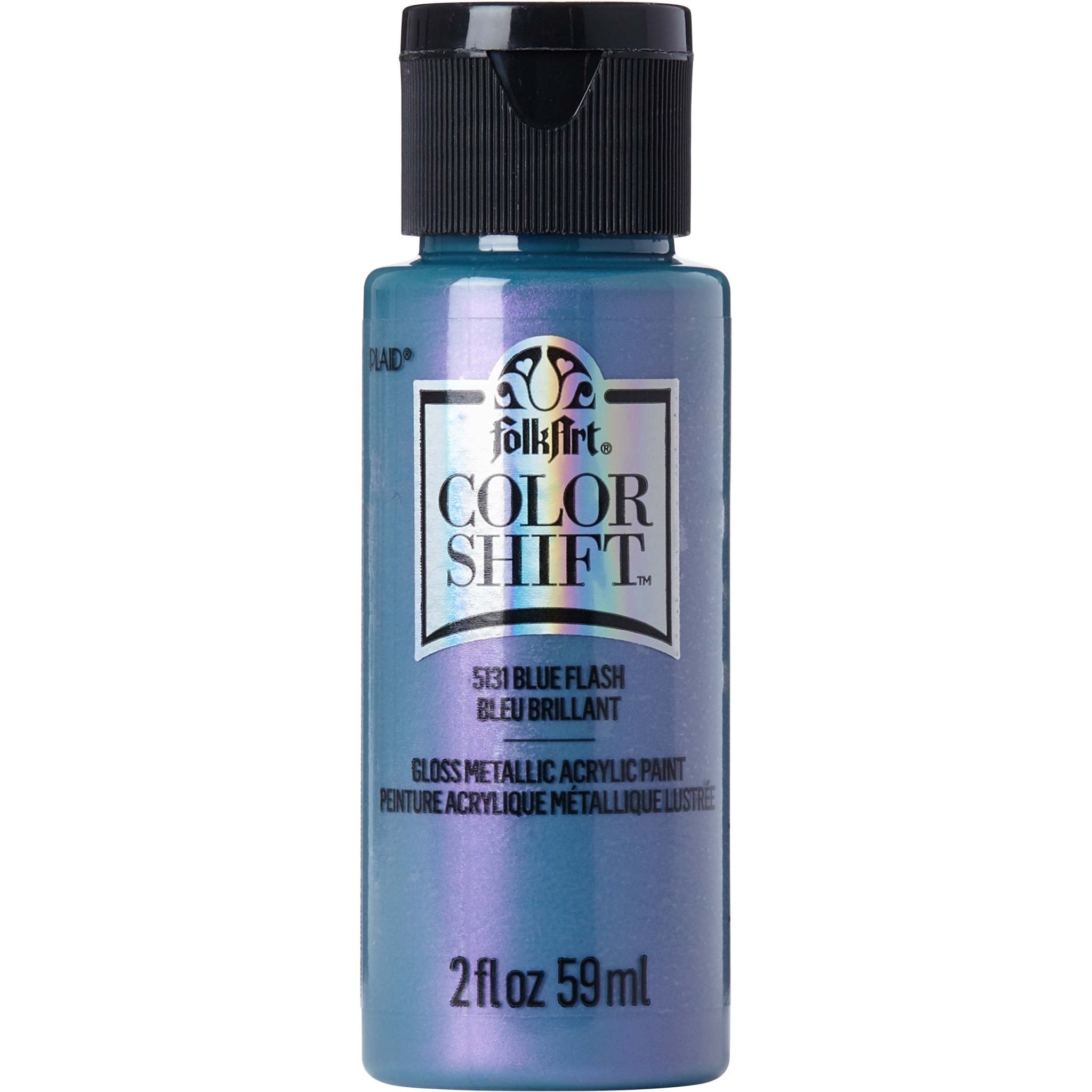 FolkArt Color Shift Acrylic Paint - Blue Flash - DIY Craft Warehouse