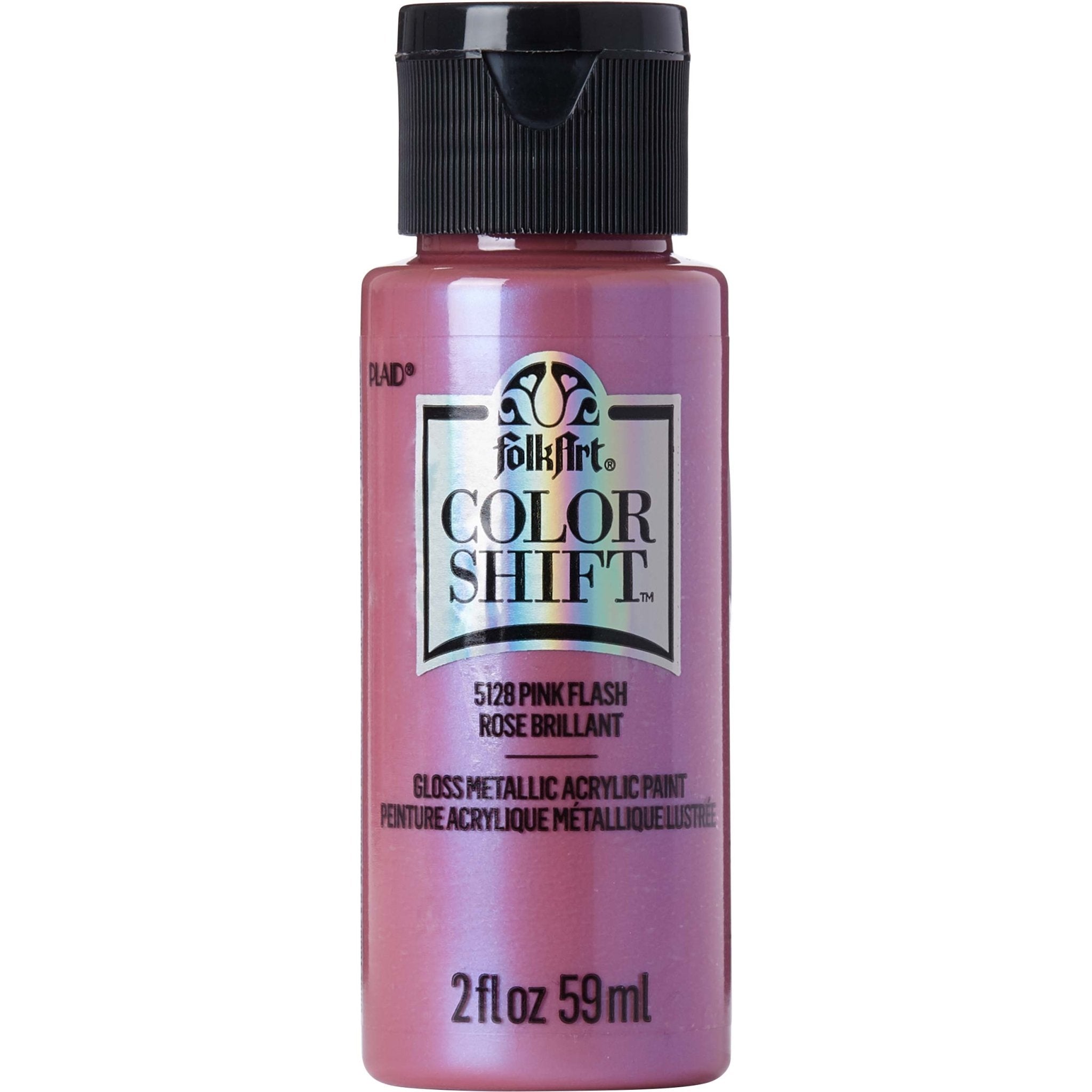 FolkArt Color Shift Acrylic Paint - Pink Flash - DIY Craft Warehouse