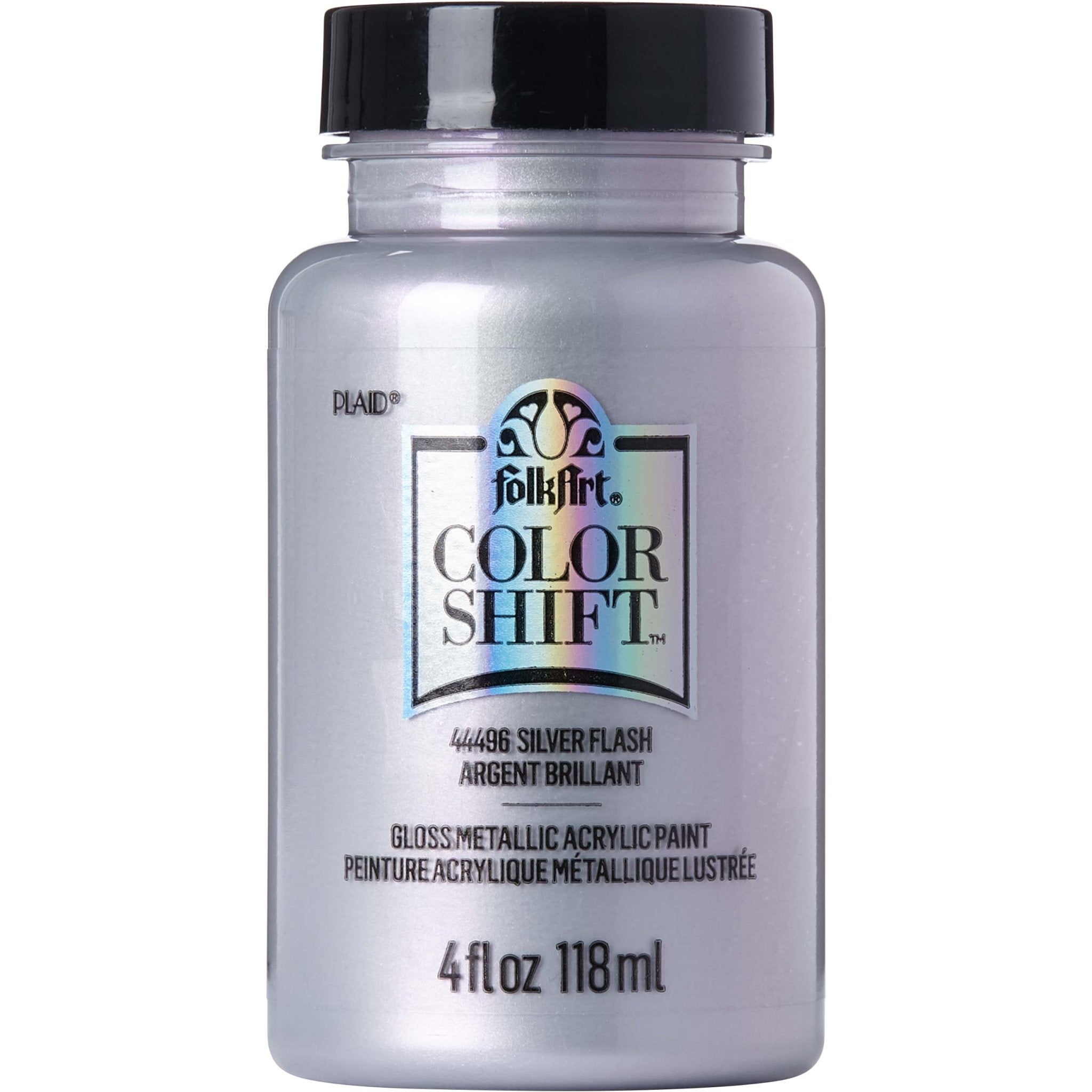 FolkArt Color Shift Acrylic Paint - Silver Flash - DIY Craft Warehouse