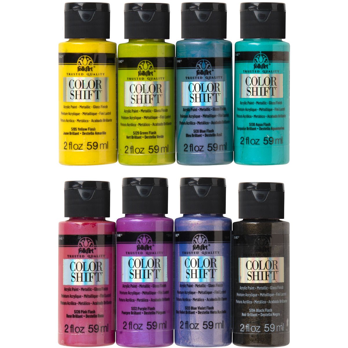 FolkArt Color Shift Acrylic Paint -Starter Set 2 - DIY Craft Warehouse