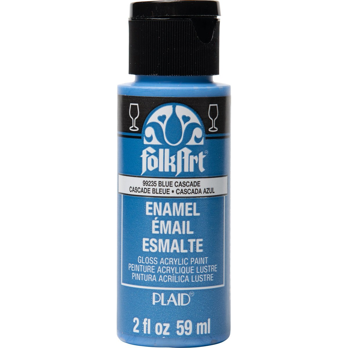 FolkArt Enamel Paint - Blue Cascade - DIY Craft Warehouse