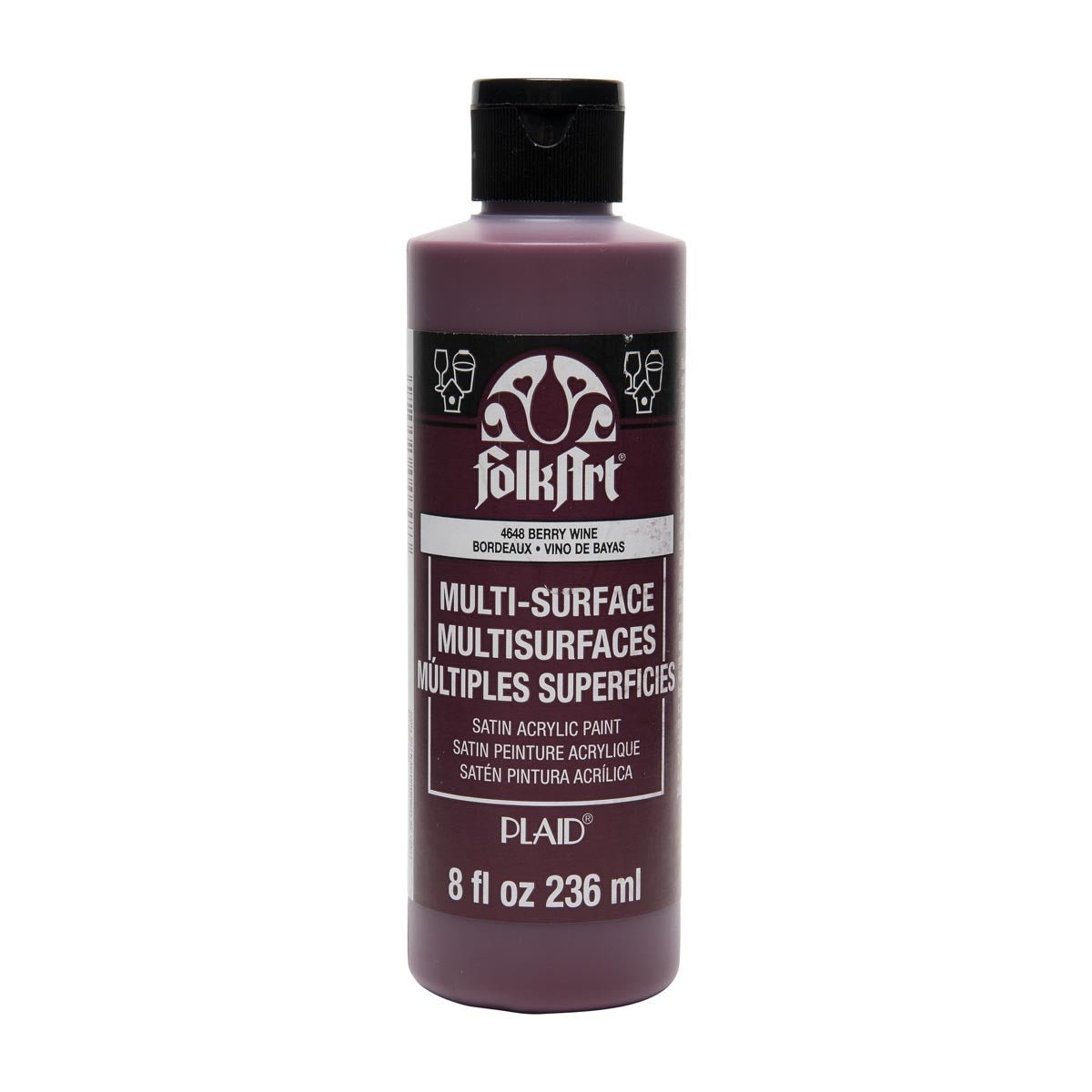 FolkArt Multi-Surface Acrylic Paint - Berry Wine - DIY Craft Warehouse