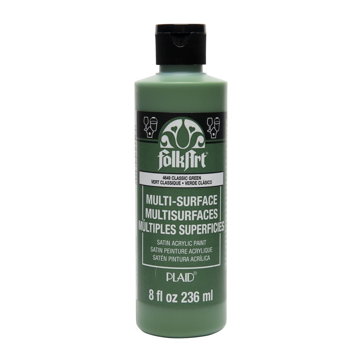 FolkArt Multi-Surface Acrylic Paint - Classic Green - DIY Craft Warehouse