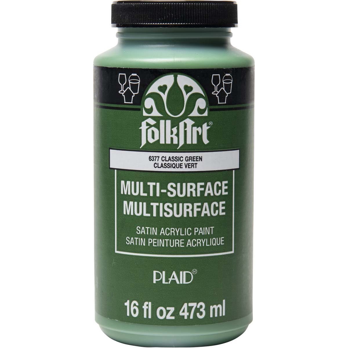 FolkArt Multi-Surface Acrylic Paint - Classic Green - DIY Craft Warehouse