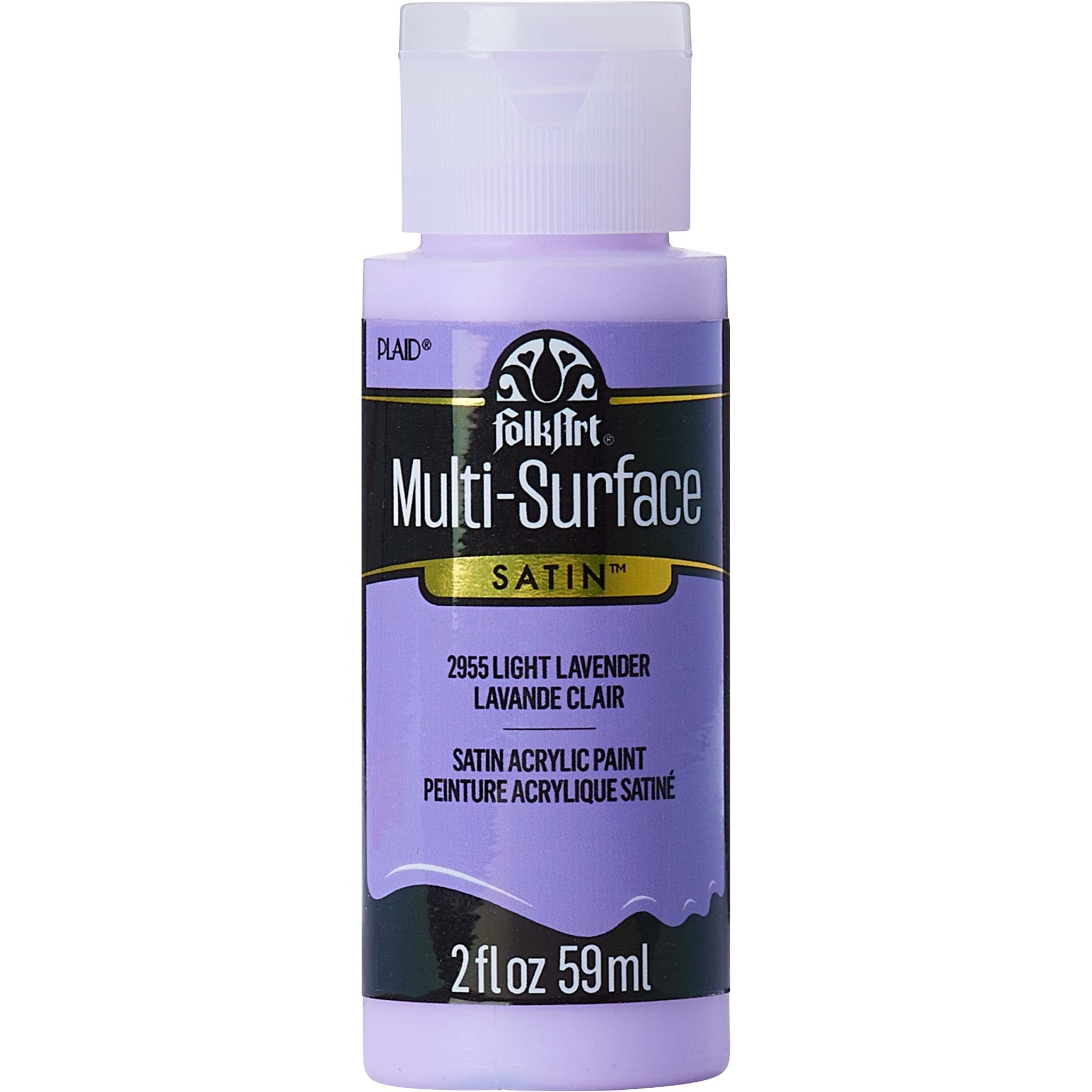 FolkArt Multi-Surface Acrylic Paint - Light Lavender - DIY Craft Warehouse