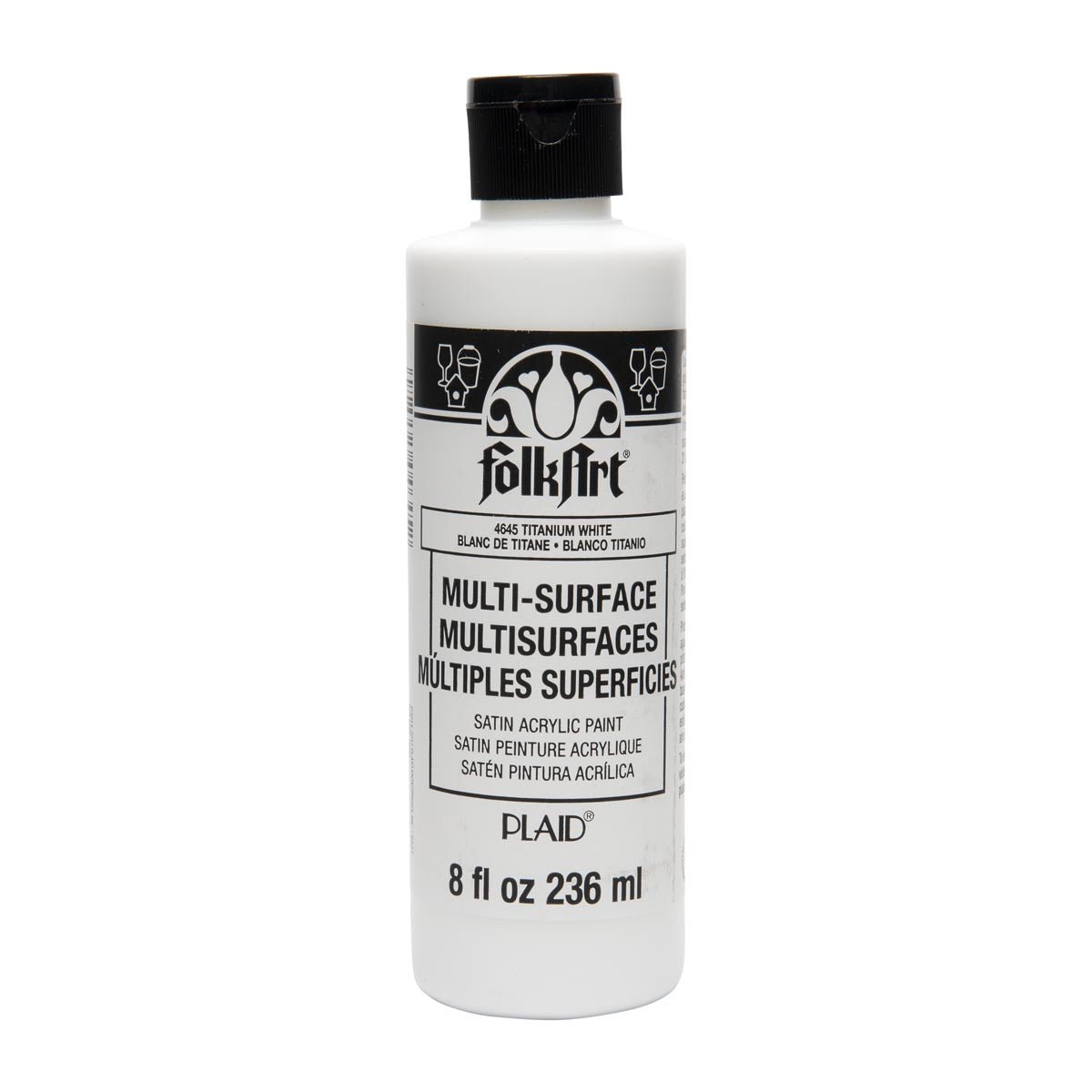 FolkArt Multi-Surface Acrylic Paint - Titanium White - DIY Craft Warehouse