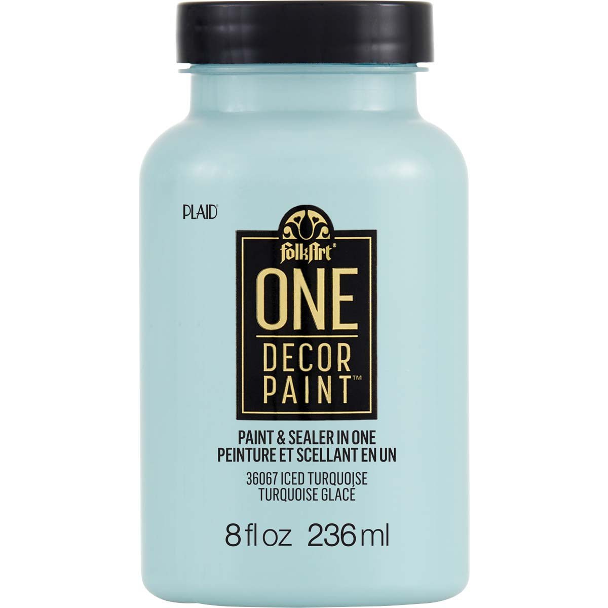 FolkArt One Decor Paint - Iced Turquoise - DIY Craft Warehouse