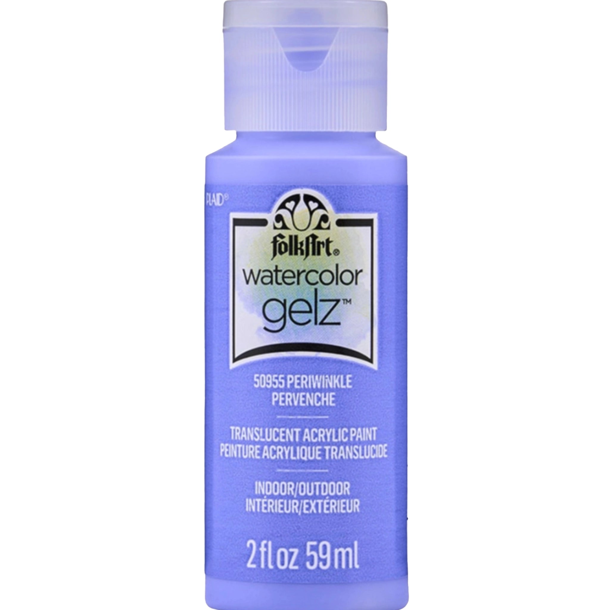 FolkArt Watercolor Gelz Acrylic Paint - Periwinkle - DIY Craft Warehouse