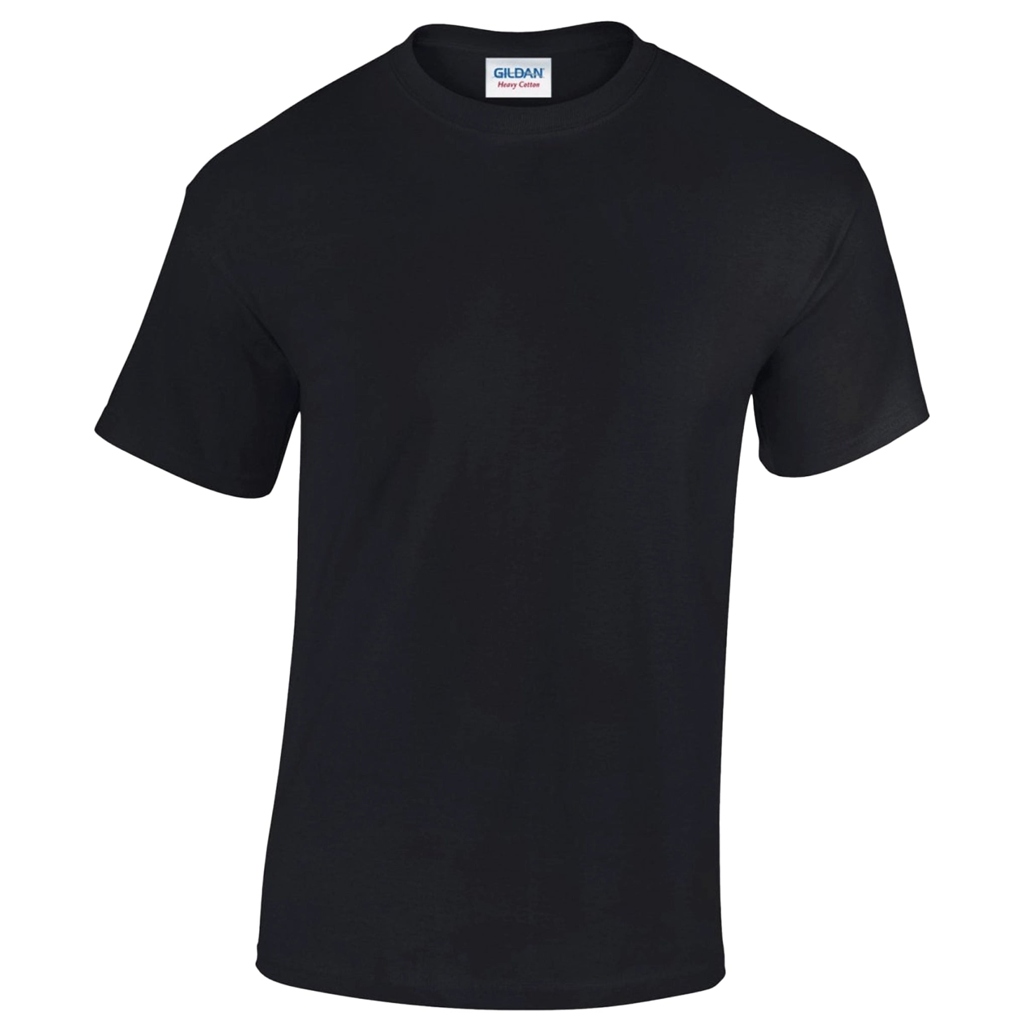 Gildan Heavy Cotton T-Shirt 5000 - Black - DIY Craft Warehouse