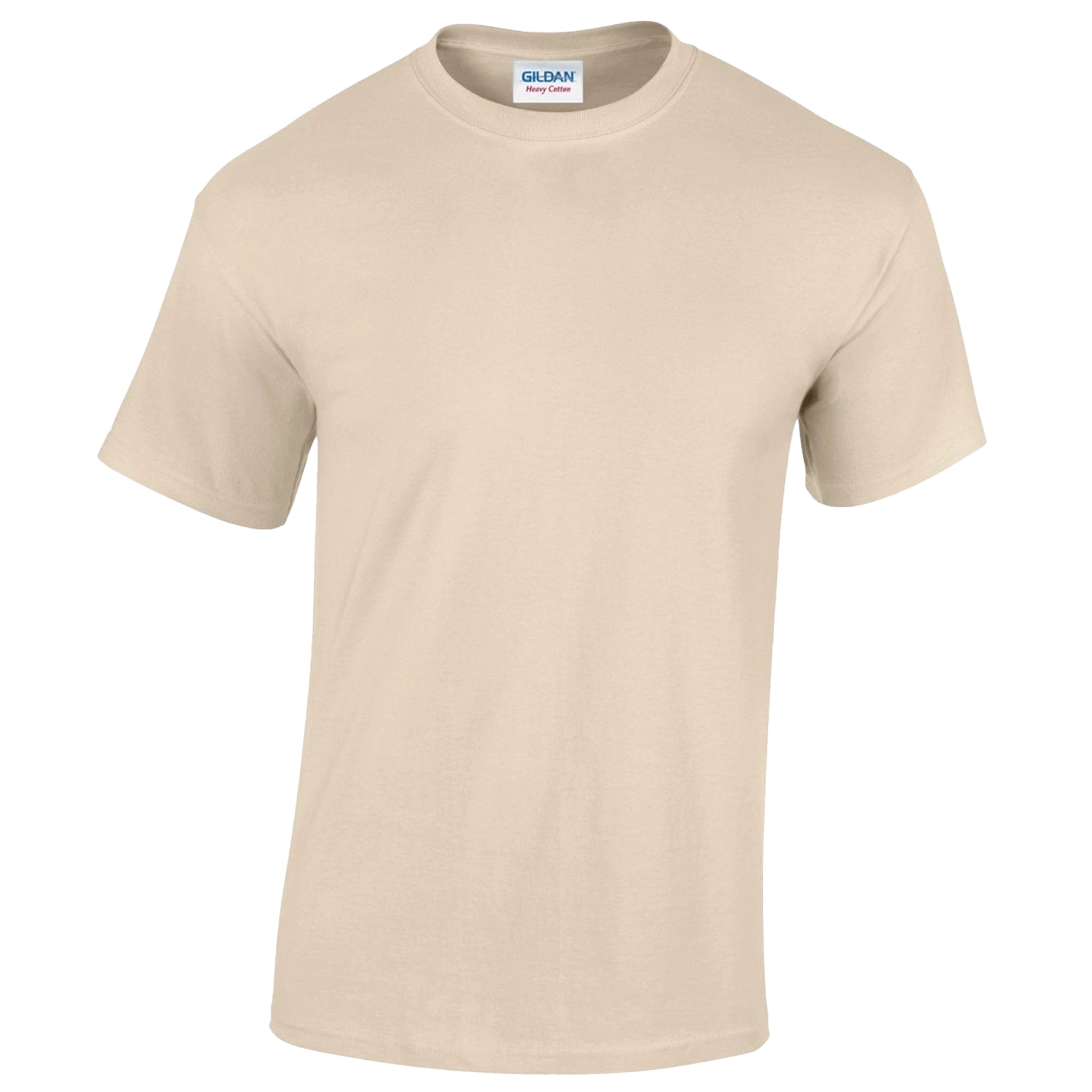 Gildan Heavy Cotton T-Shirt 5000 - Sand - DIY Craft Warehouse