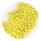 Glass Seed String Beads - Light Yellow  (100 Beads - 4mm) DIY Craft Warehouse