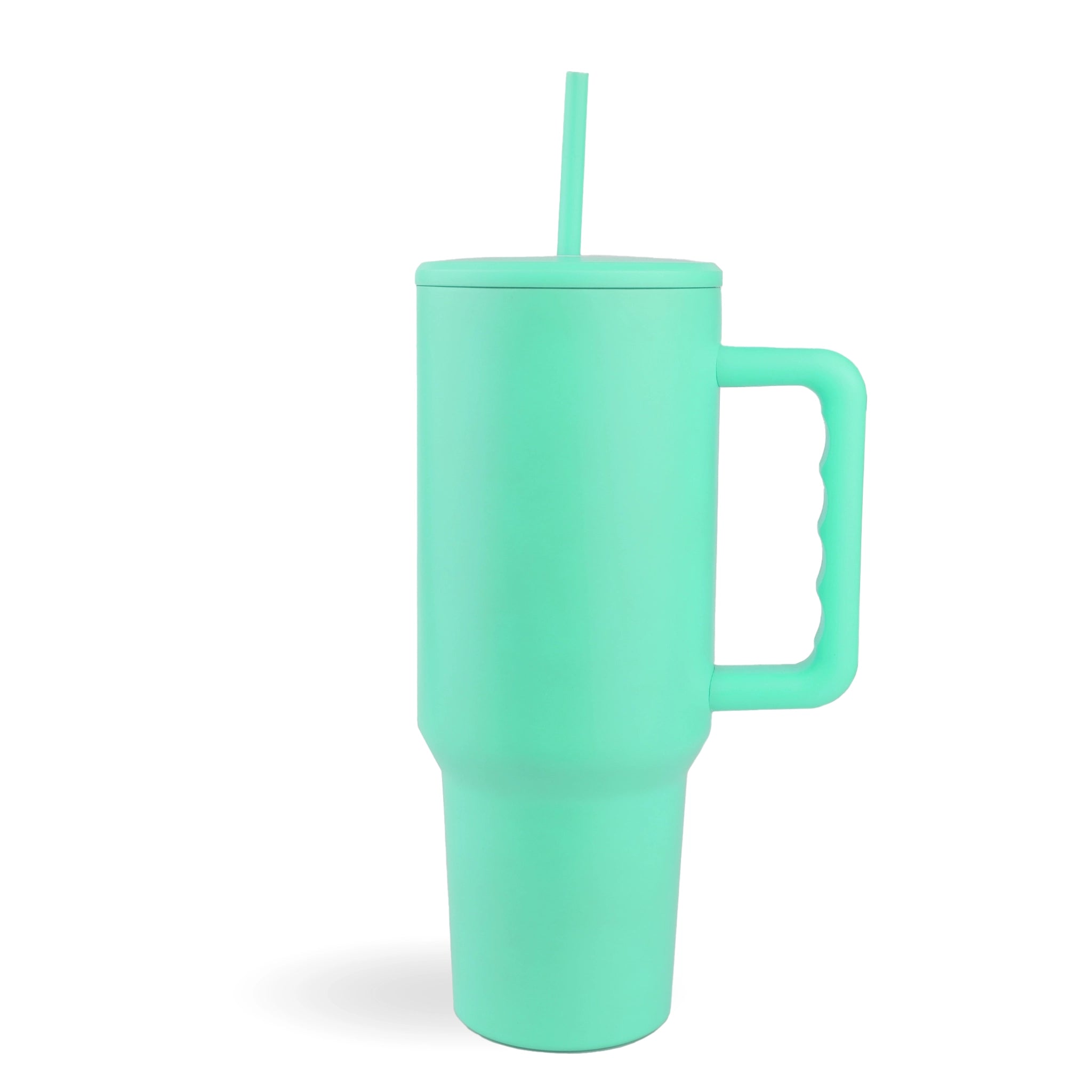 Handled Travel Mug Modern Matte - Teal - DIY Craft Warehouse