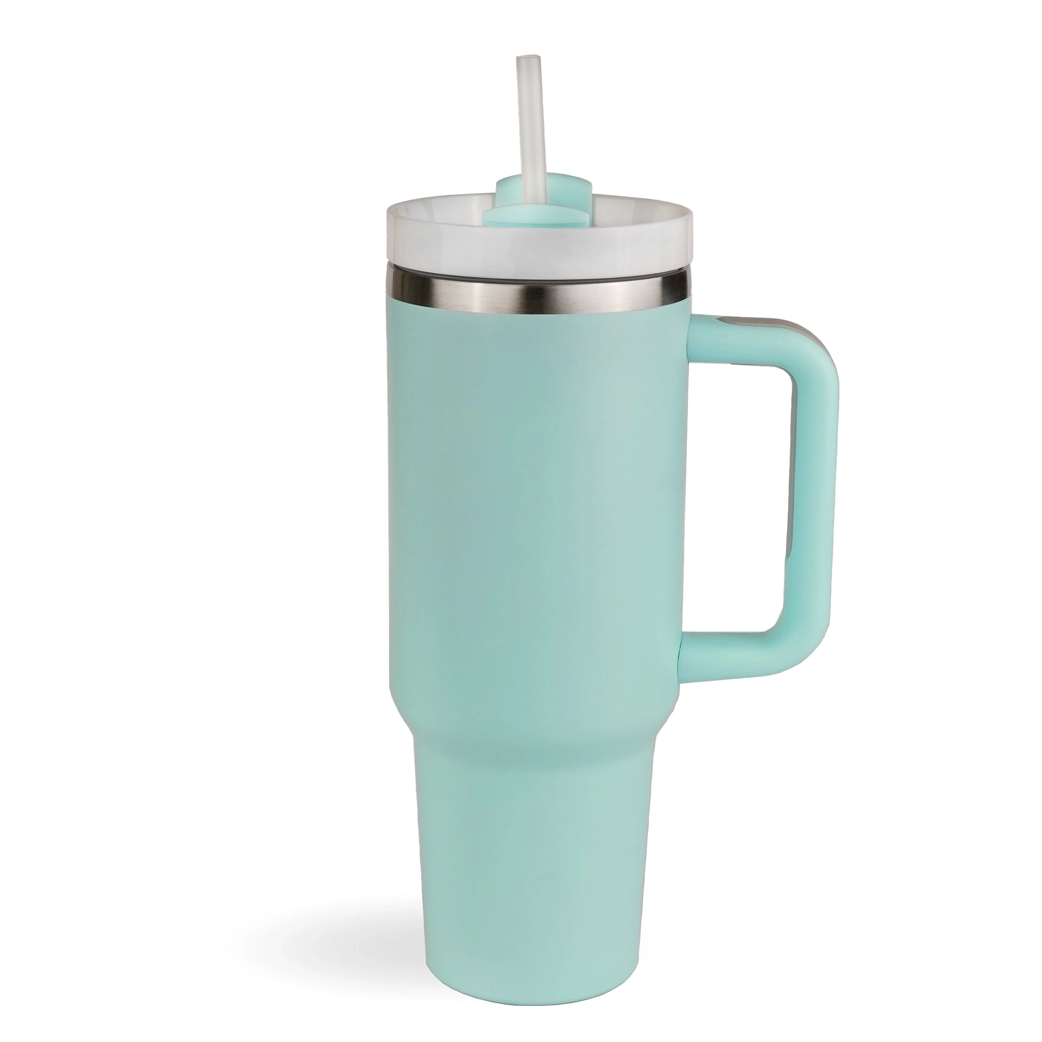 Handled Travel Mug Standard Matte - Mint - DIY Craft Warehouse