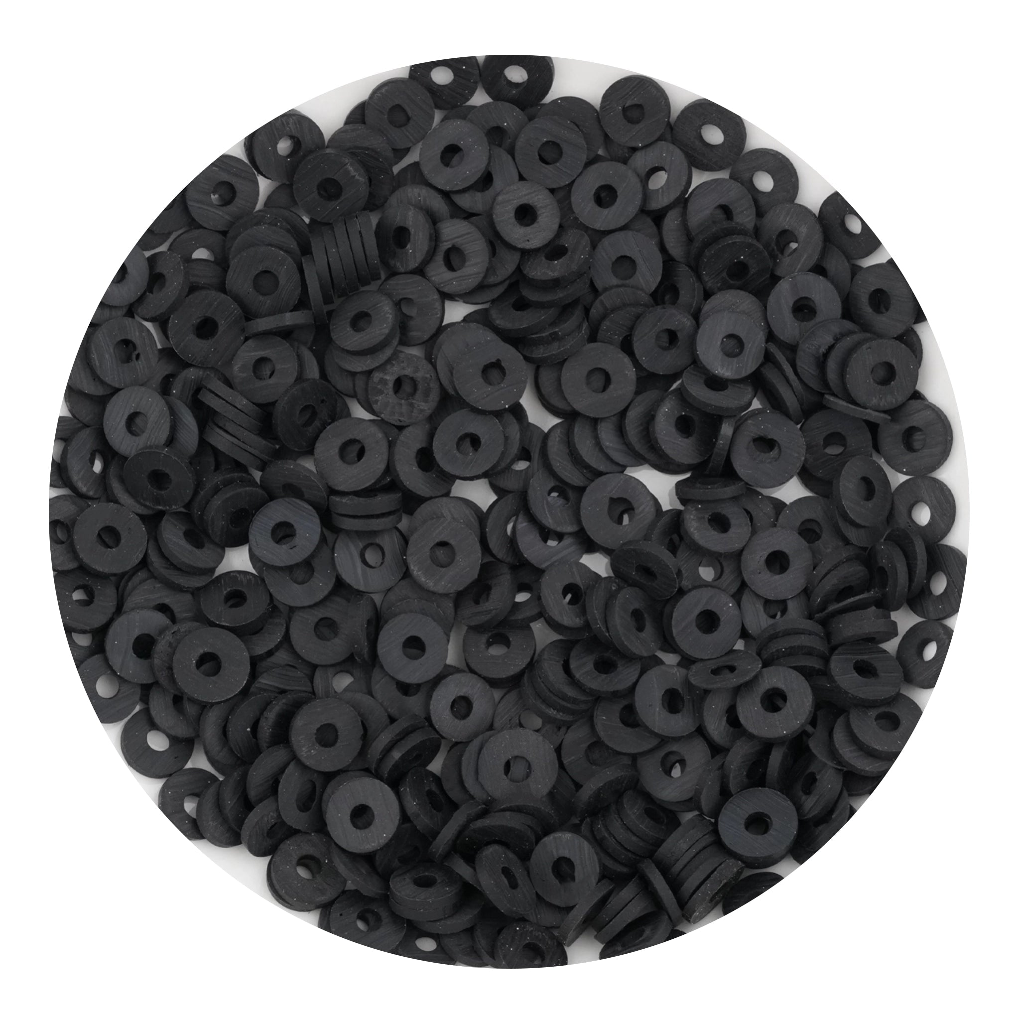 Heishi Surfer Friendship Beads - Black - DIY Craft Warehouse