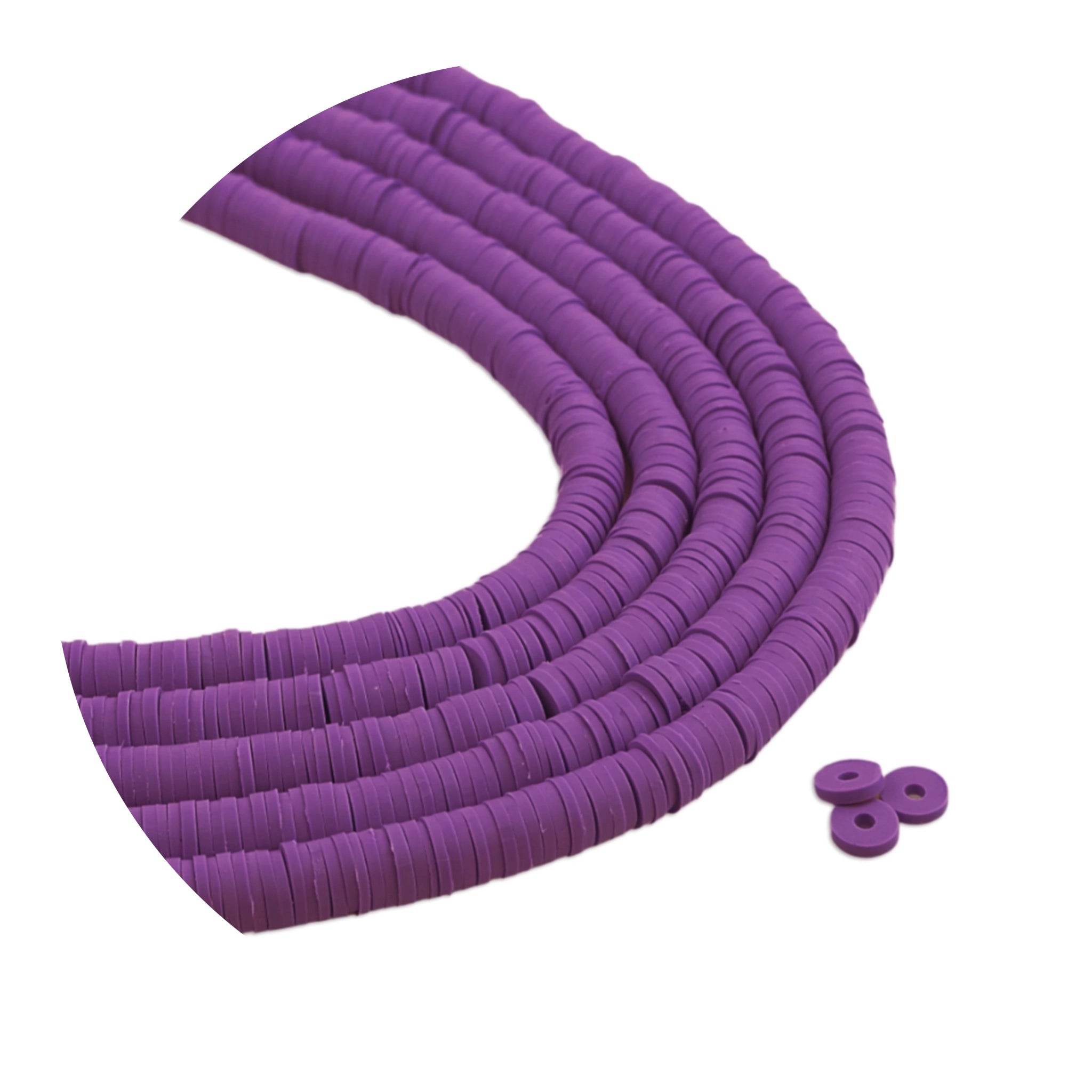 Heishi Surfer Friendship Beads - Violet - DIY Craft Warehouse