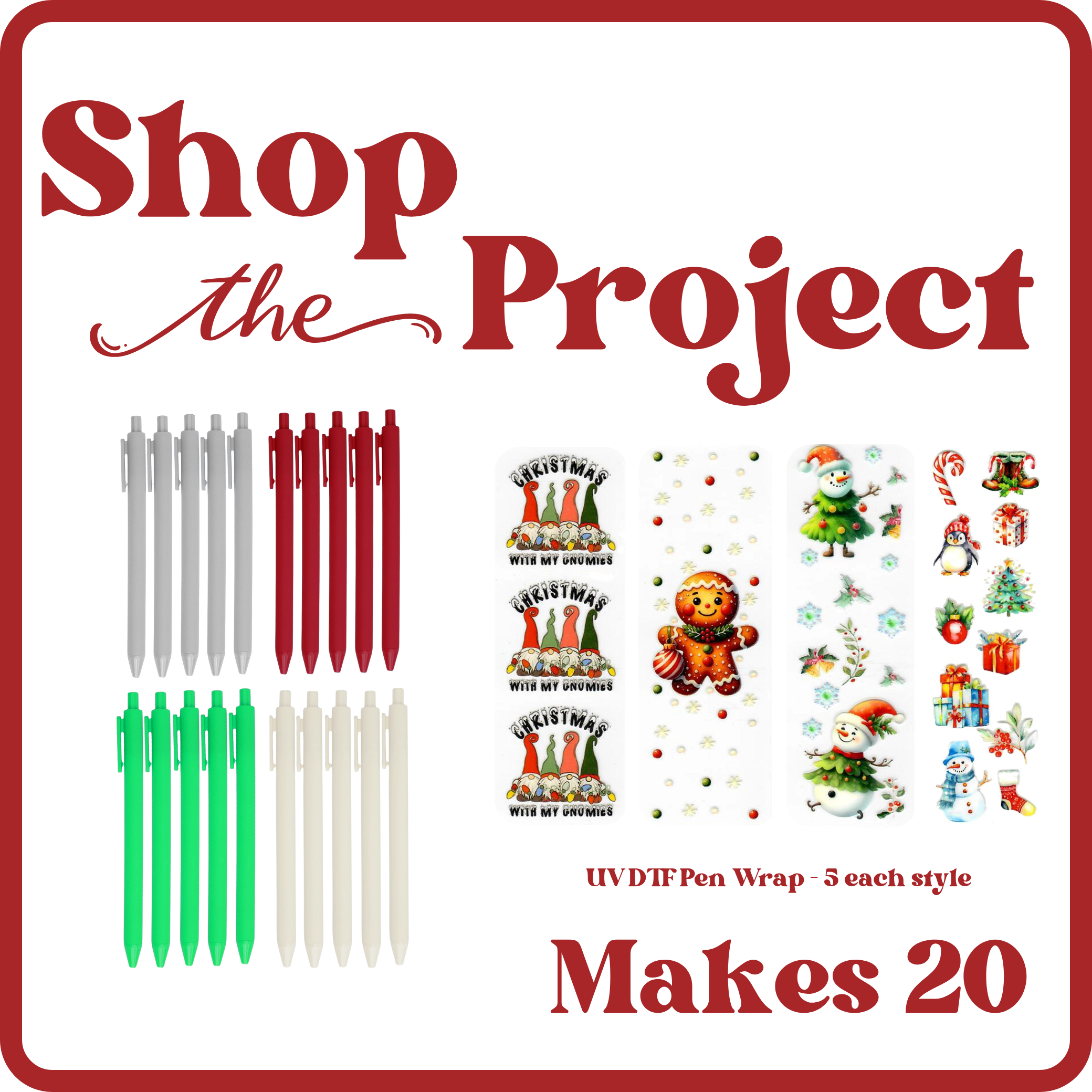 Classic Holiday Craft Pens (Makes 20) DIY Craft Warehouse