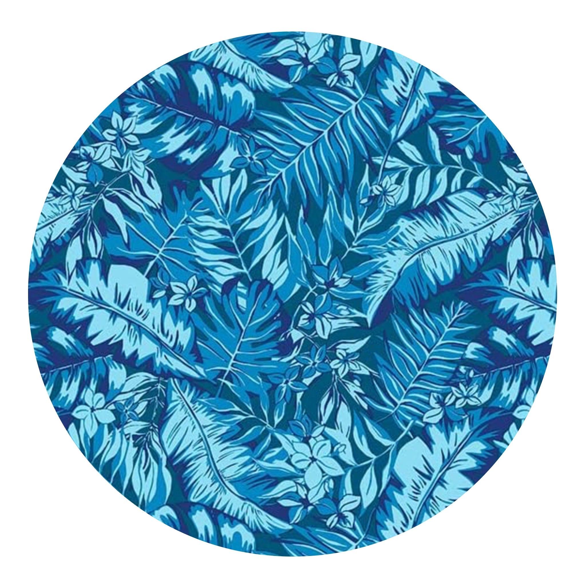 Hydro Sublimation Transfer Paper - Blue Tropic Leaves - DIY Craft Warehouse