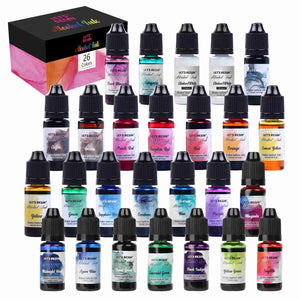 Let's Resin Alcohol Ink - 26 Bottle Set