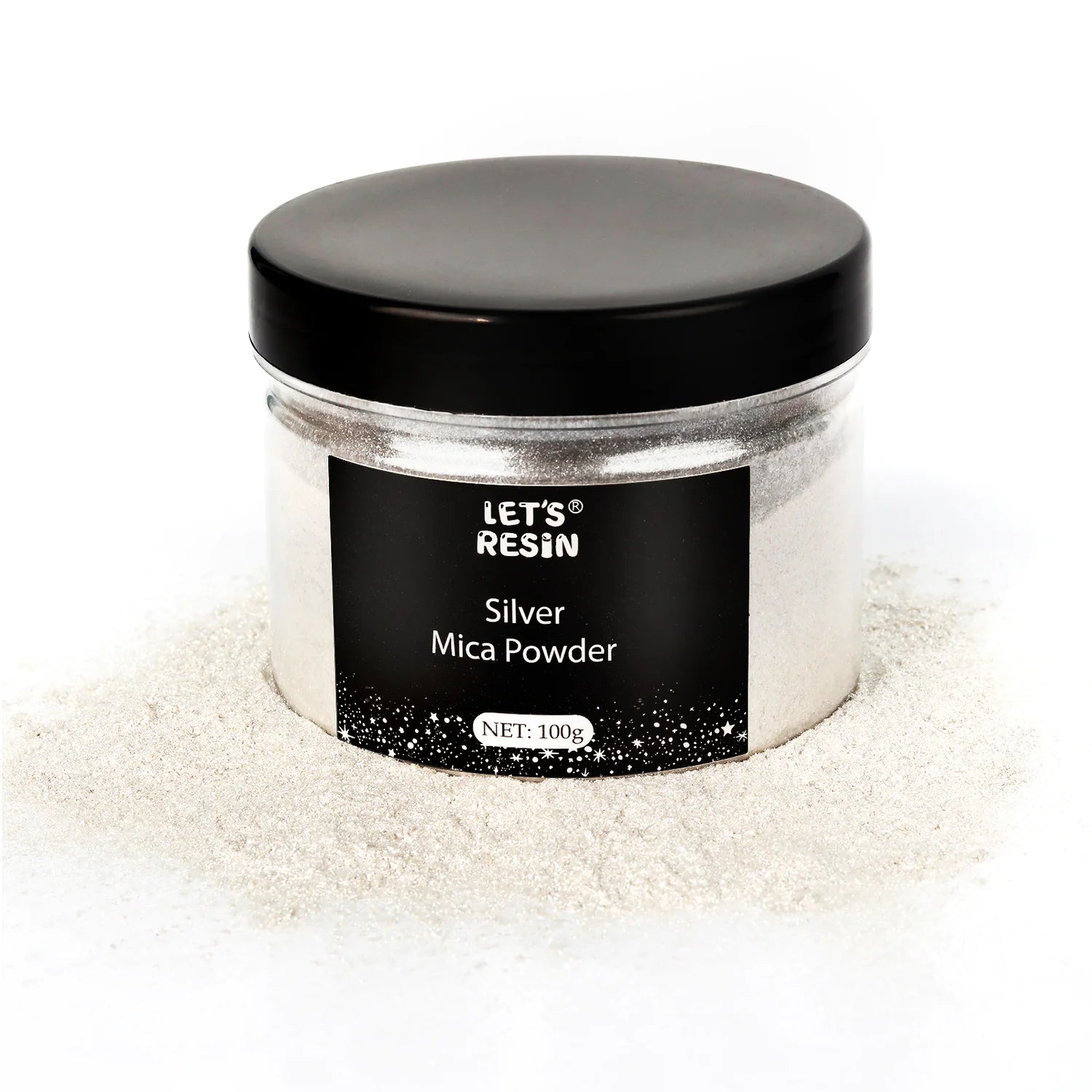 Let's Resin Mica Powder - Silver - DIY Craft Warehouse