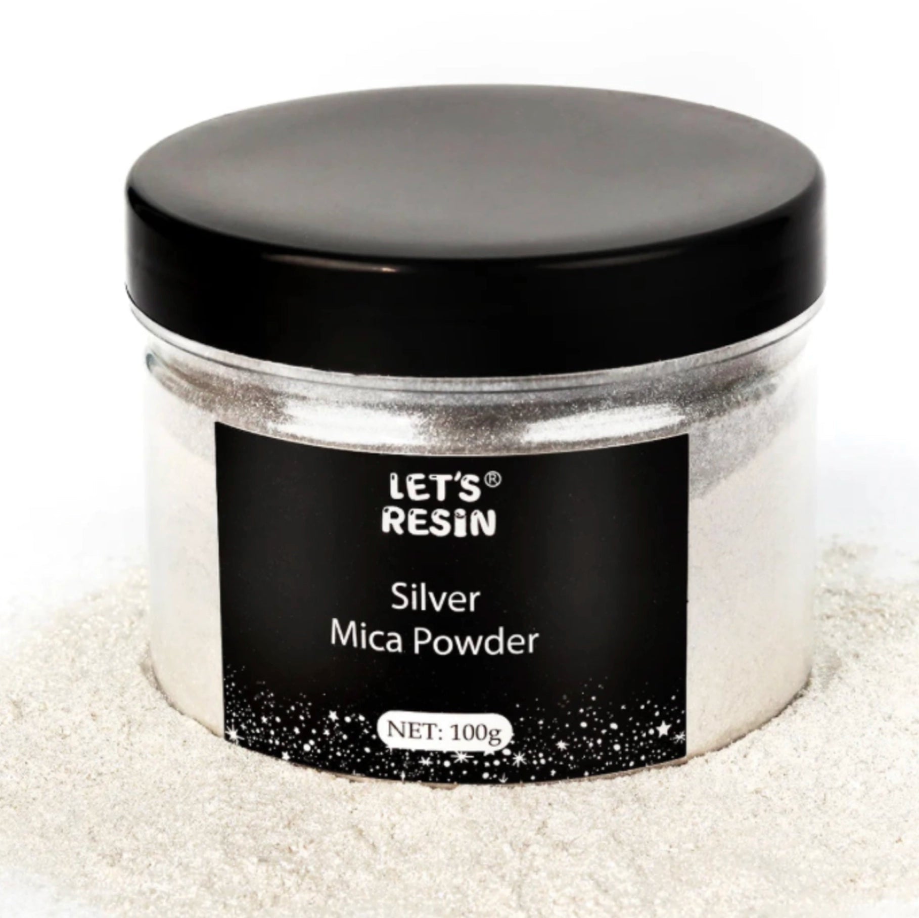 Let's Resin Mica Powder - Silver - DIY Craft Warehouse