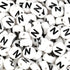 Letter Round String Bead - White & Black (6mm - 500/bag) - DIY Craft Warehouse