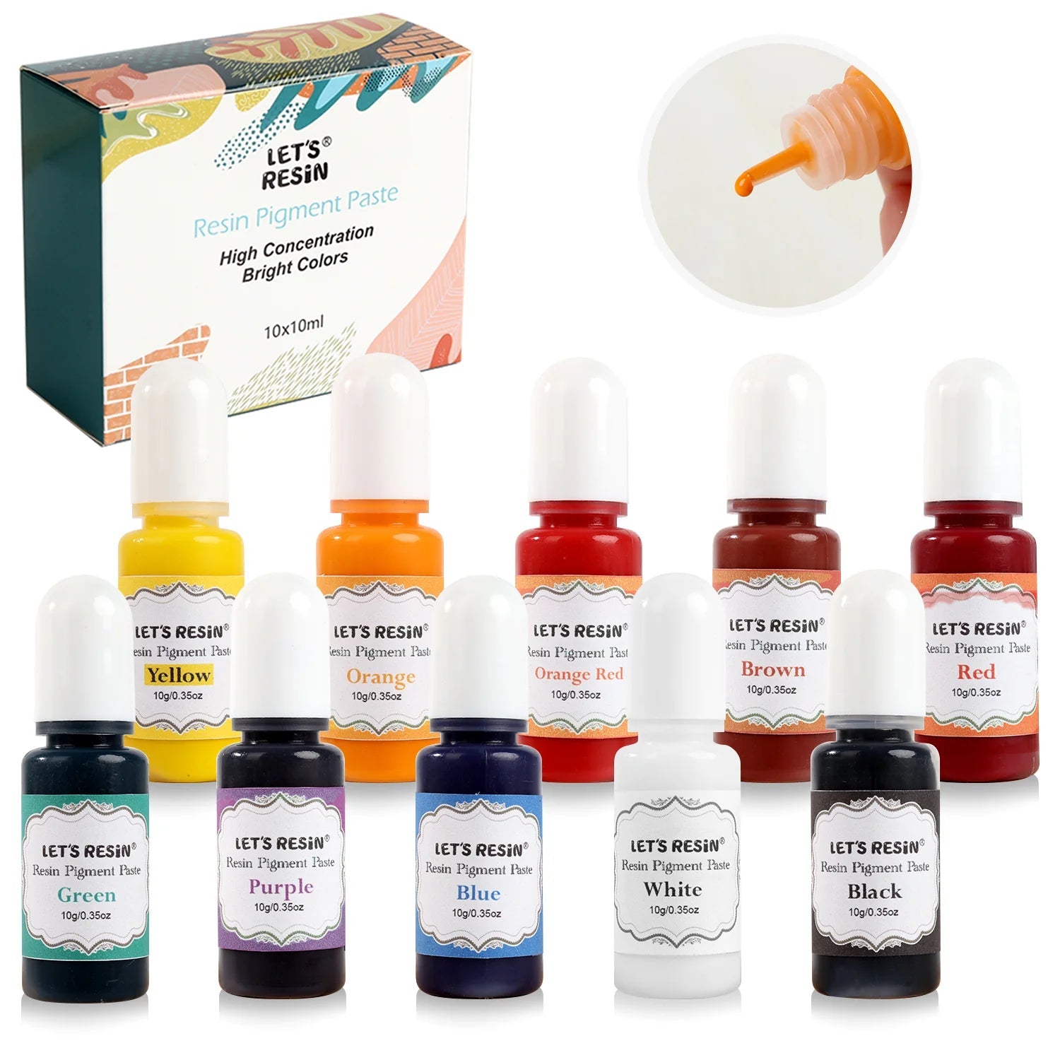 Liquid Resin Pigment Color Set - DIY Craft Warehouse