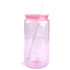 Plastic Can Transparent - Light Pink