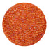 Mini Bubble Beads Glass - Orange - DIY Craft Warehouse