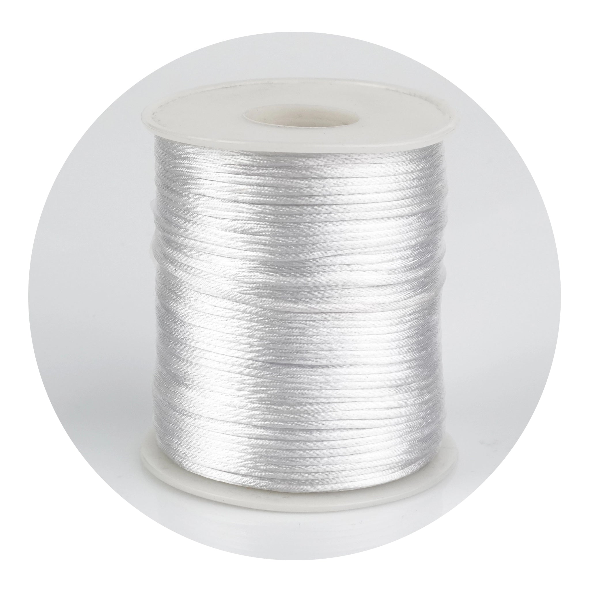 Nylon Thread - Satin White - DIY Craft Warehouse