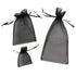 Organza Bags - Black - DIY Craft Warehouse