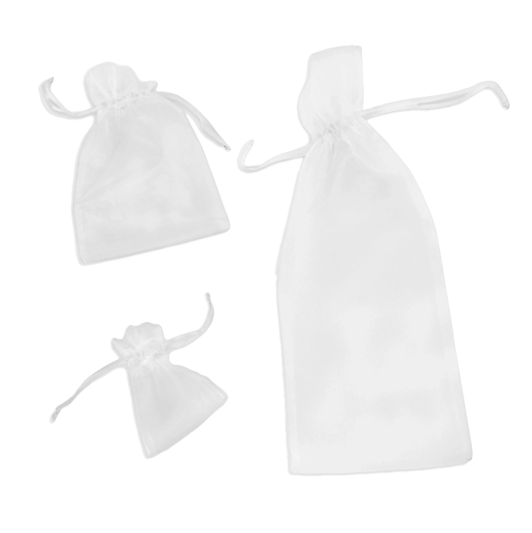 Organza Bags - White - DIY Craft Warehouse