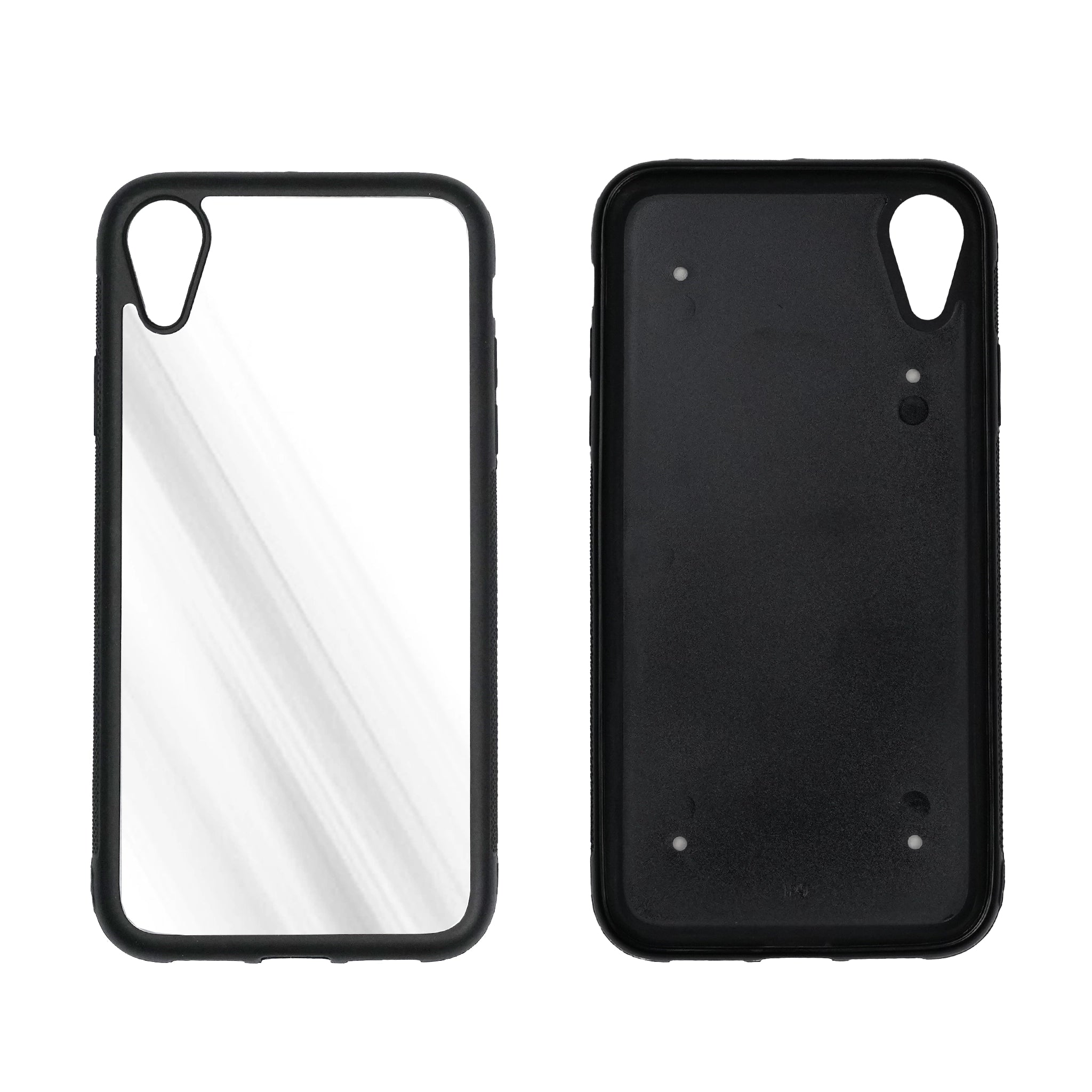 Phone Case Tempered Glass Sublimation Blank - Black - DIY Craft Warehouse