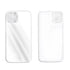 Phone Case Tempered Glass Sublimation Blank  - White - DIY Craft Warehouse