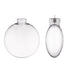 Plastic Ornament Round Disc - Fillable Clear - DIY Craft Warehouse