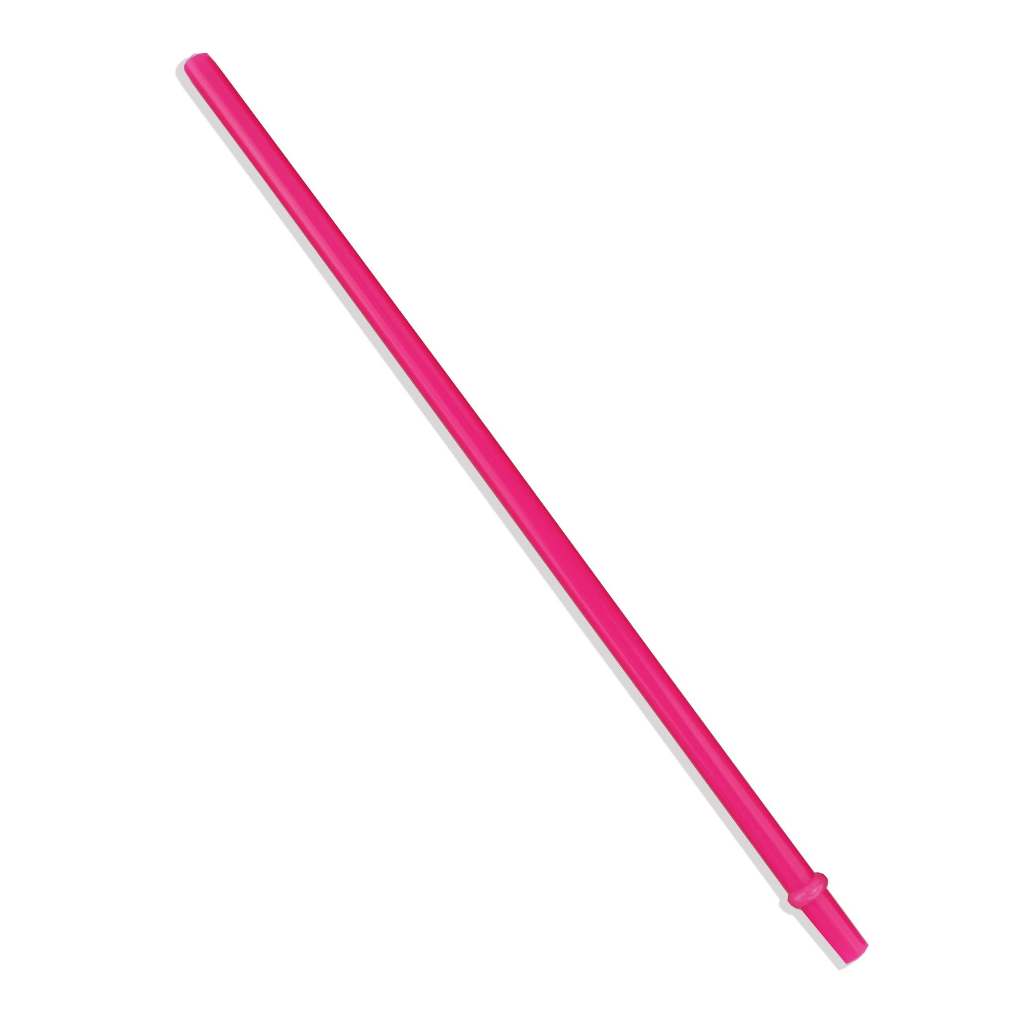 Plastic Straw Reusable Opaque - Bright Pink - DIY Craft Warehouse