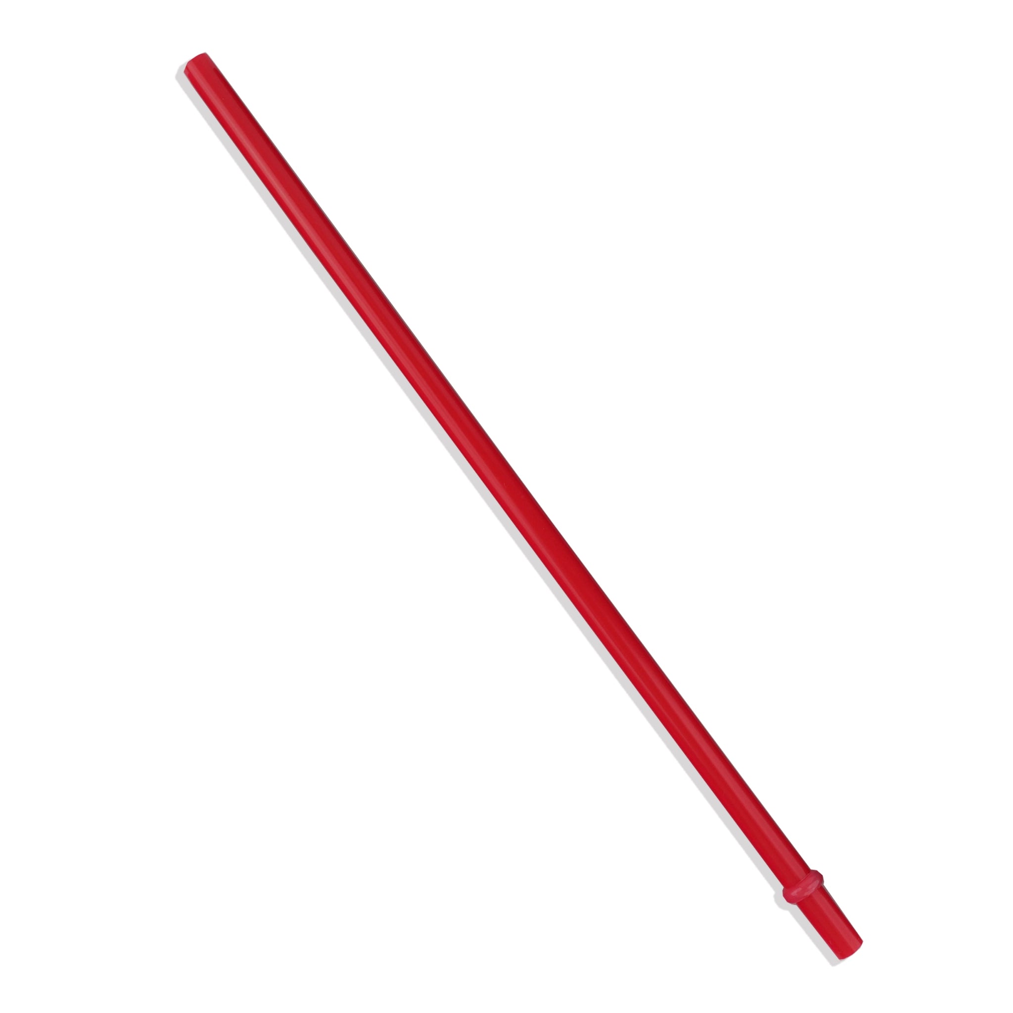 Plastic Straw Reusable Opaque - Red - DIY Craft Warehouse