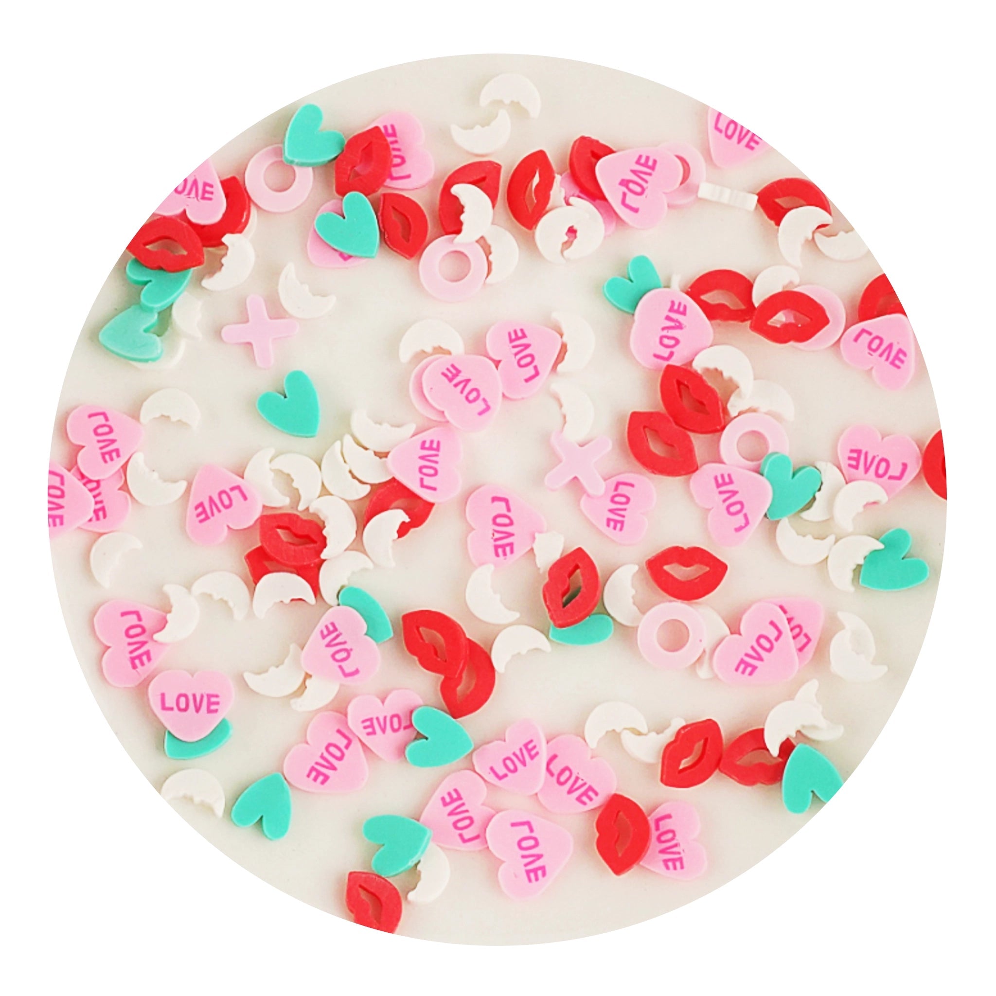 Poly Clay Slices - XO & Kisses - DIY Craft Warehouse