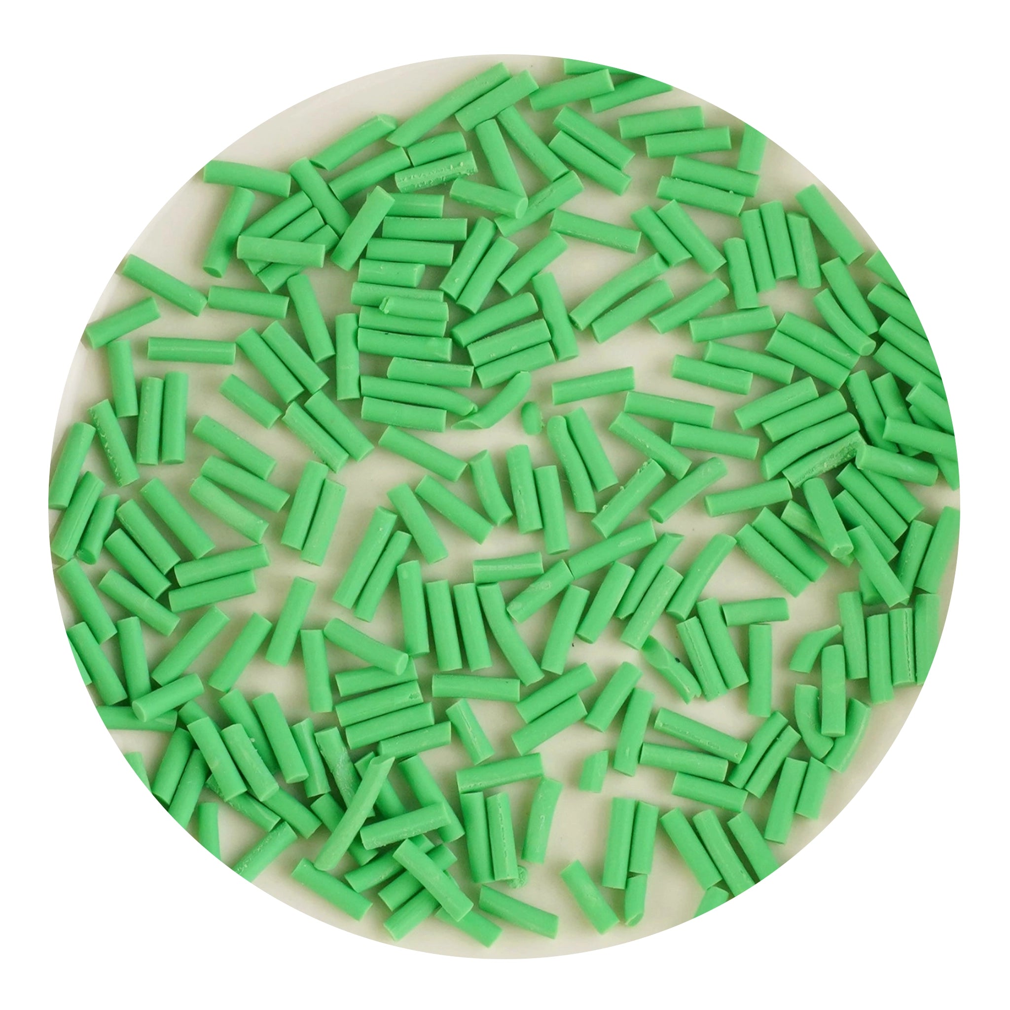 Poly Clay Sprinkles - Green - DIY Craft Warehouse