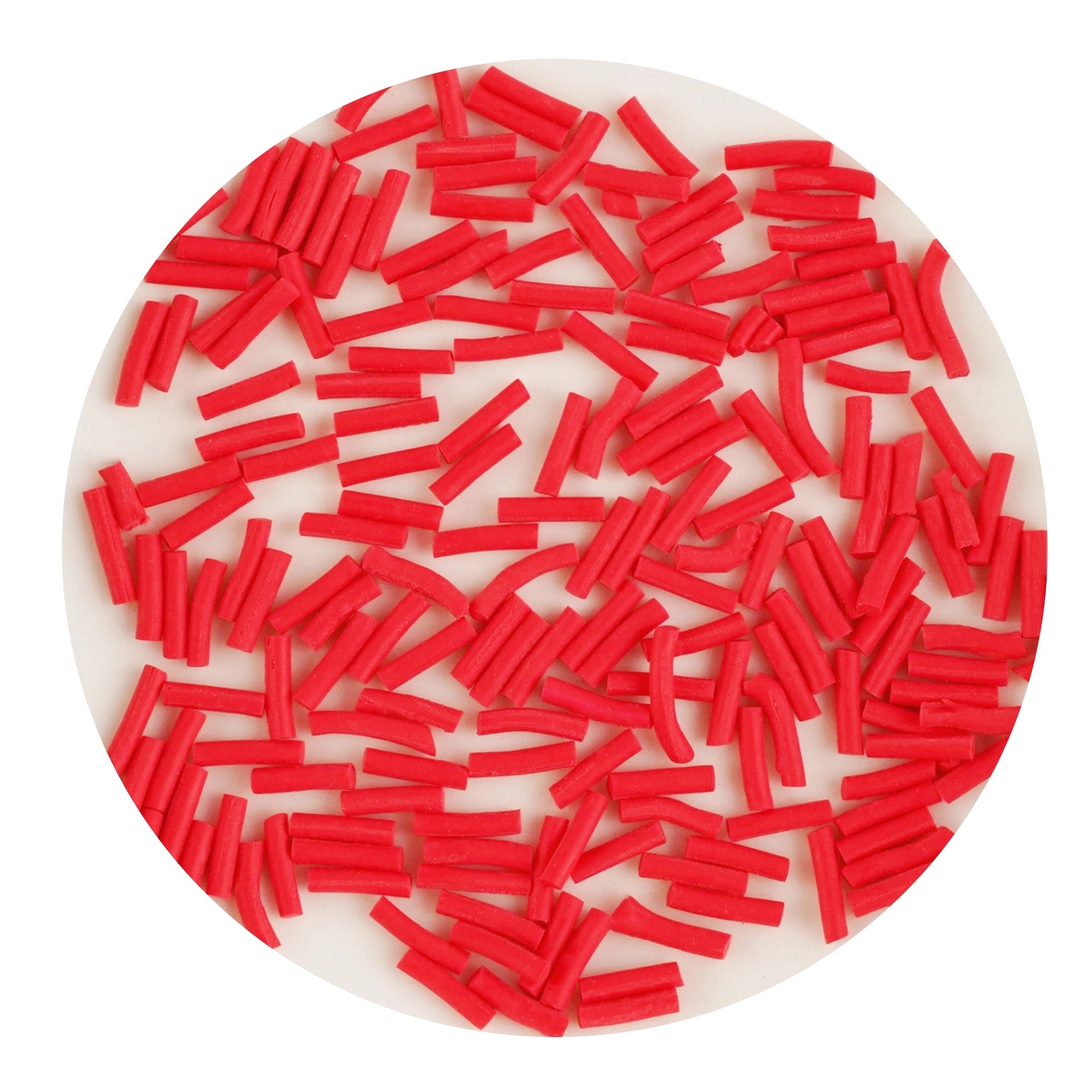 Poly Clay Sprinkles - Red - DIY Craft Warehouse