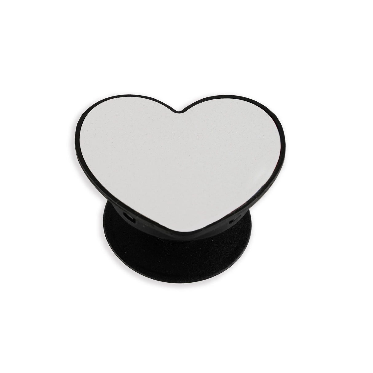 Phone Grip & Aluminum Insert - Black Heart