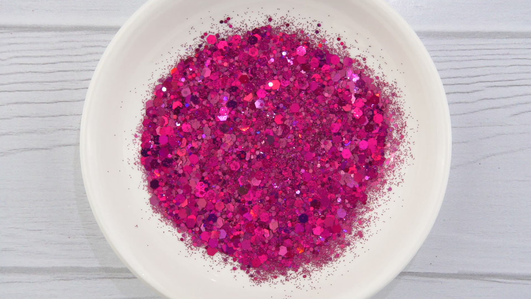 Chunky Glitter Holographic - Raspberry Blush - DIY Craft Warehouse