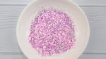 Chunky Glitter Rainbow Iridescent - Passion Pink