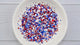 Shaped Glitter Americana - Dots