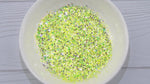 Chunky Glitter Rainbow Iridescent - Luminous Lime