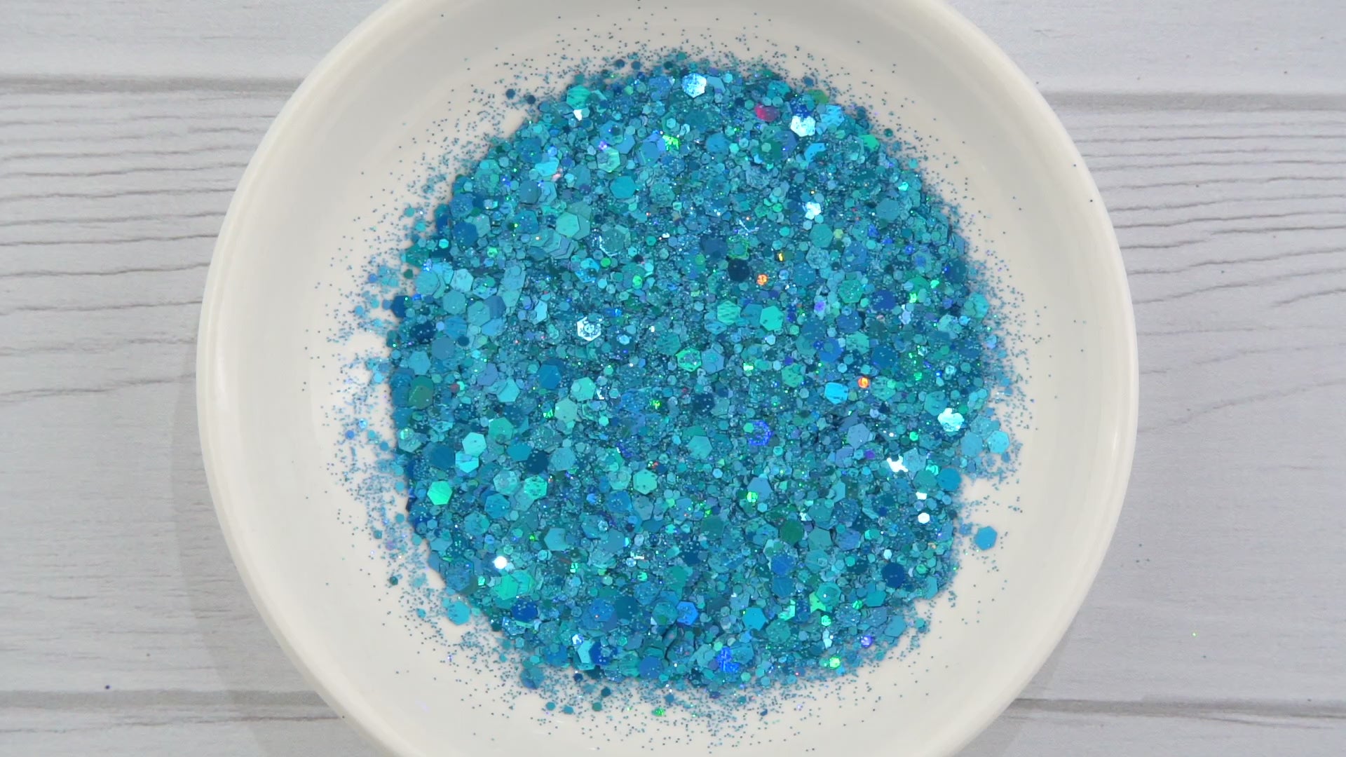 Chunky Glitter Holographic - Iced Azure - DIY Craft Warehouse