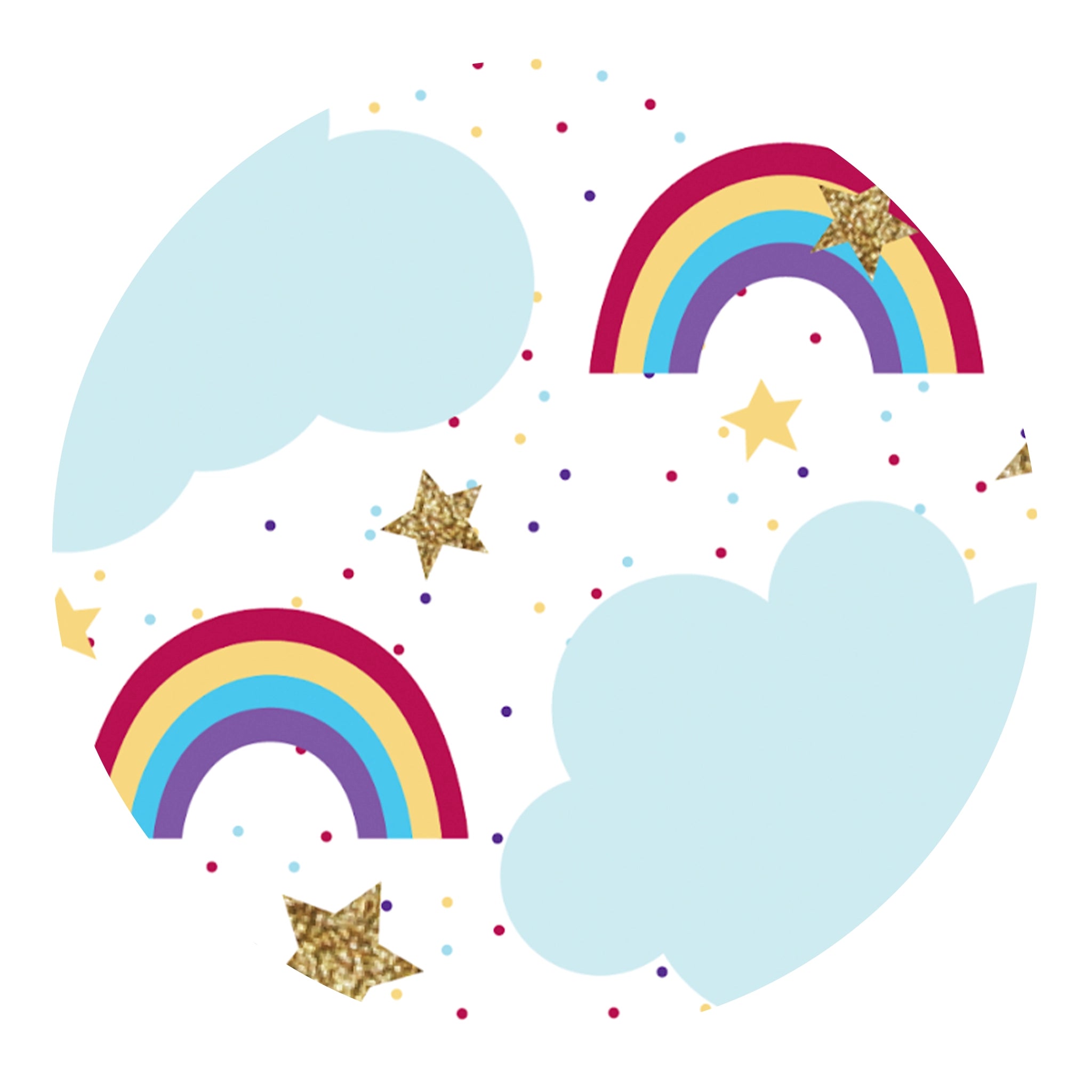 Rainbows & Stars Sublimation Paper Print - DIY Craft Warehouse