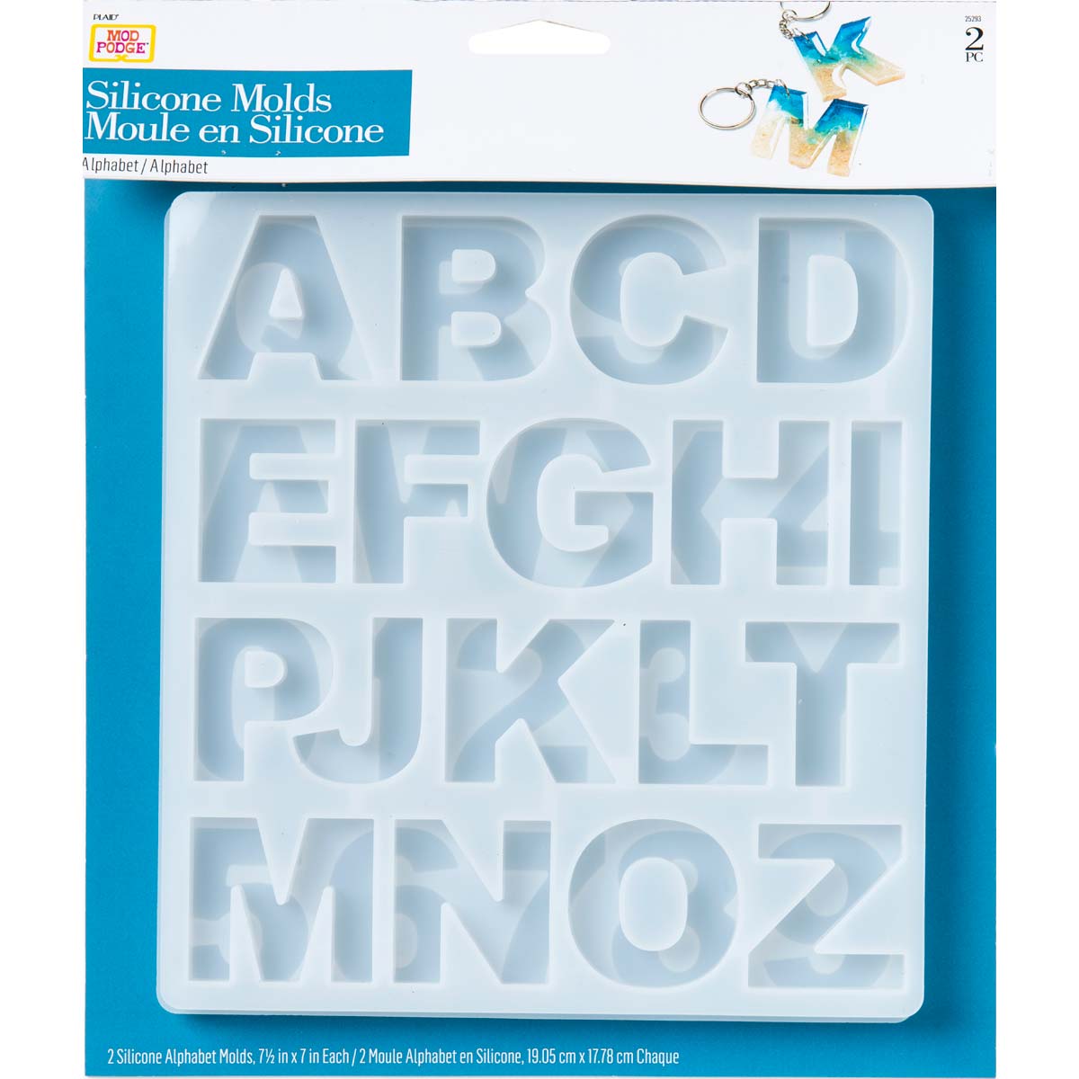 Resin Silicone Mold - Letters - DIY Craft Warehouse