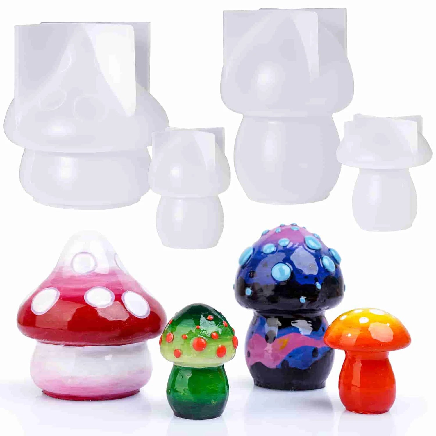 Resin Silicone Mold - Mushrooms - DIY Craft Warehouse