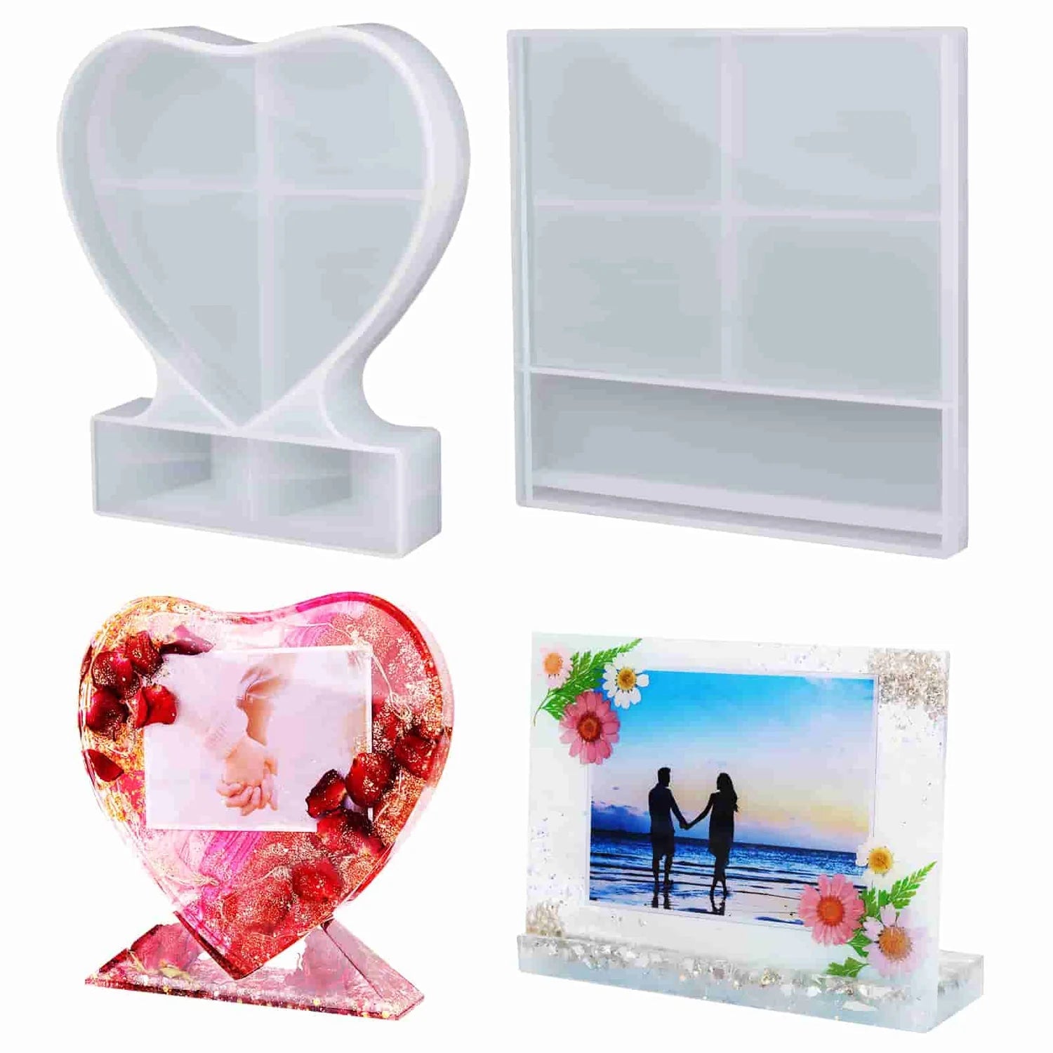 Resin Silicone Mold - Photo Frame Set - Bulk Craft Supplies - Wholesale Prices